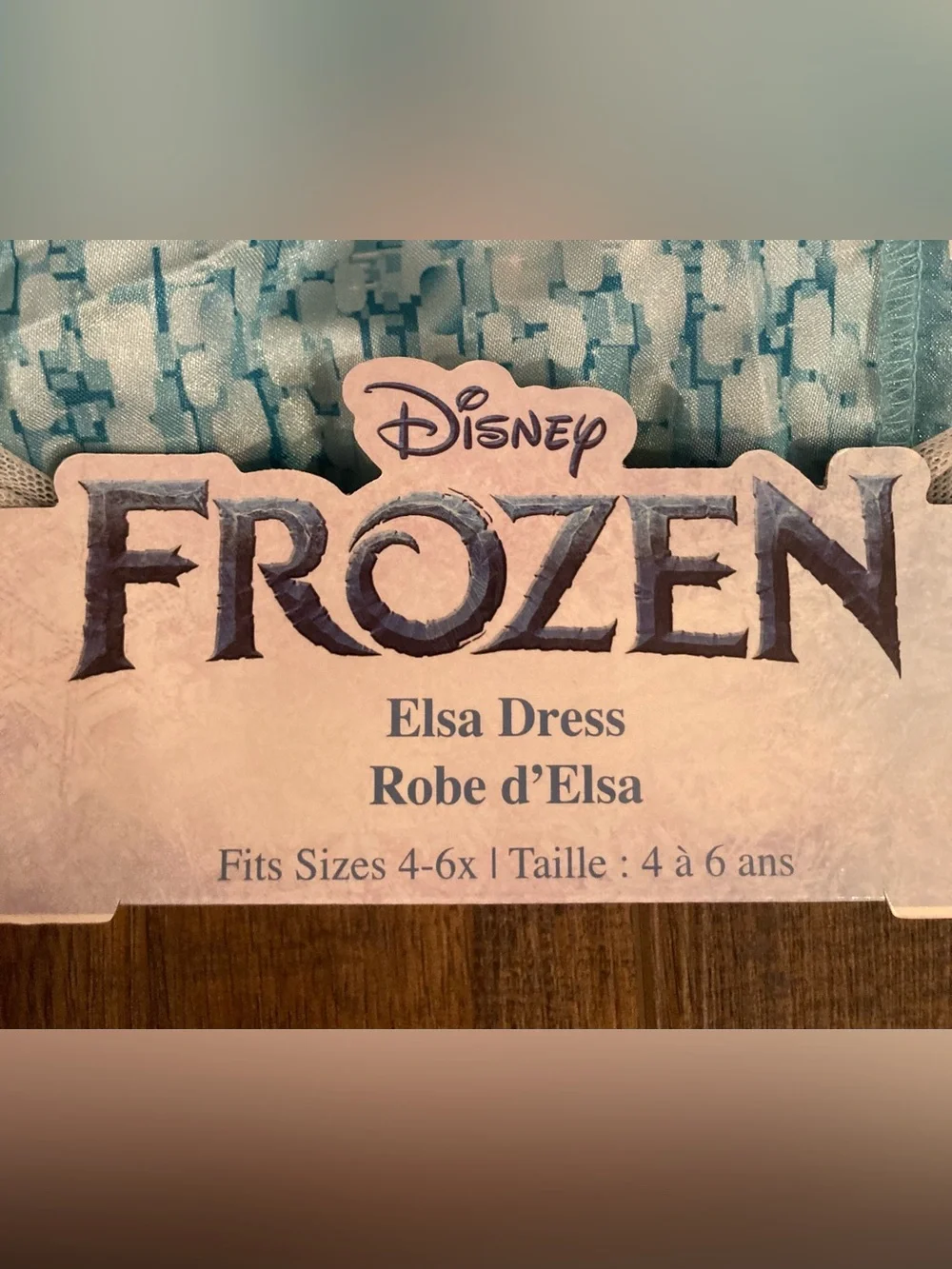 NWT Elsa Disney Frozen Costume Dress Up